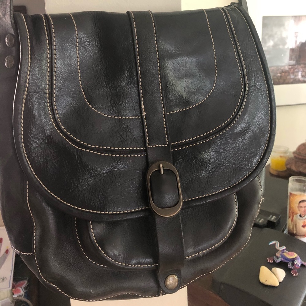 Patricia Nash cross body saddle bag